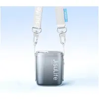 JISULIFE Neck Fan 5 4500mAh Mini Fläkt med nyckelband - Svart