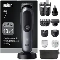 Braun hårtrimmer Braun 80789908, mörkgrå, litiumjon (Li-Ion) 21