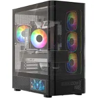Modecom Volcano Aq400 Argb Midi Black Pc-tornfodral