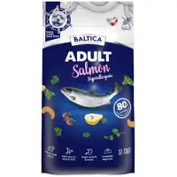 BALTICA Utmärkt Hypoallergen Vuxen Små Raser Lax Hundfoder 3 Kg