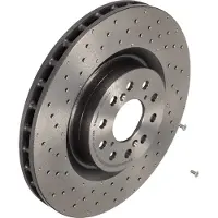 Brembo Bromsskiva 09C33811 fram, ventilerad, höggradigt förkolnad, 1 Stycke