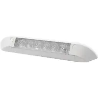 Wosawe outdoor sports Husbilstakmarkis LED-spotlight 12V 1,6W Aluminiumbas Vattentät LED-belysning för veranda/takmarkis för lastbilar, husvagnar, husbilar, båtar, släpvagnar vit