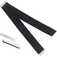 WIKHOSTAR Bicepsband för Whoop 5.0/MG Bekväma Superstickade Ersättningsjusterbara NylonSuperstickat Band Mjukt och Hållbart black