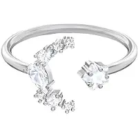 Swarovski Penélope Cruz Moonsun Öppen Kristallring Damringar 5513974 55 white