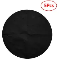 Yiran Furniture 5/2 st Återanvändbara Non-stick Stekpannsfoder Ark Matlagningsoljeark Pad Teflonbelagd Glasfiberduk Köksredskap Stekpannspad 24cm