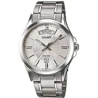 Casio Herr Standardserie Silverklocka MTP-1381D-7AVDF Regular Watch Box
