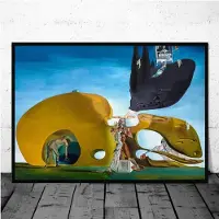Aidegou5 Berömd surrealism av Salvador Dali Canvasmålningar Abstrakta affischer och tryck Väggkonstbilder för vardagsrumsdekoration utan ram 60*100cm