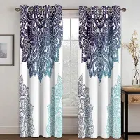 Yiran Furniture Lyxiga Vita Guldiga Abstrakta Geometriska Fönstergardiner Persienner För Vardagsrum Barnsovrum Badrum Kök Dörr Heminredning 2 st W65X60H(cm)X2Pcs&Grommet Top