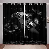 Yiran Furniture Spelgardiner Draperier Barn Spelare Videospel Gardinset för Pojkar Moderna Spelkontroller Tyg Gardin Grön Spelare 2 Delar W50H130(CM)x2pcs&Grommet Top