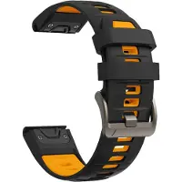 Seahorse Home Fenix8 Klockarmband För Garmin Fenix 8 47mm 51mm E 7 7X/Epix Pro/6 6X 5X Plus/Enduro 3 QuickFit 26mm 22mm Silikonarmband 2028 QuickFit 22mm black