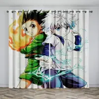 Yiran Furniture Japansk Tecknad Anime Serie Skuggardiner 2 Paneler Barnens Favoritrum Sovrum Vardagsrum Fönster Dekorativa Gardiner 50W130H(CM)x2&Grommet Top