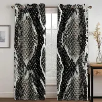 Yiran Furniture 2 Paneler Guld Leopardtryck Serpentin Gardiner Sovrum Vardagsrum Golv-till-tak Fönster Kök Persienner Öljetter Topp Fri Frakt 100W130H(CM)40x51in&Rod Pocket