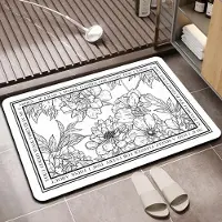 Yiran Furniture Ny Kinesisk Diatomitlera Mjuk Golvmatta Badrum Toalett Halkskyddsmatta Badrum Dörrtröskel För Att Absorbera Vatten Snabbtorkande Matta 40 * 60CM