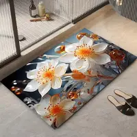 Yiran Furniture 3D Tredimensionell Blomma Diatomacéjord Snabbtorkande Mjuka Golvmattor Badrum Badrum Toalett Smutsavvisande Halkfria Entrédörr Golvmattor 50*80CM