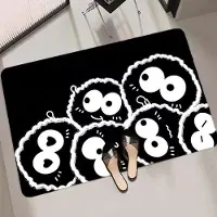Yiran Furniture Badrumsdörr Diatomitlera Mjuka Golvmattor Absorberande och Snabbtorkande Badrumsfotmattor Big Eyes-serien Mjuka Diatomitlera Fotmattor 40*60cm