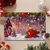 Yiran Furniture Badrum Diatomitlera Snabbtorkande Fotdynor Mattor Badrum Badrumsmattor Badrum Halkskydd Absorberande Toaletter, Starka Dörrar 40 * 60CM