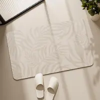 Yiran Furniture Lätt Lyx Badrum Absorberande Snabbtorkande Kudde Toalett Entrédörr Smutsavvisande Slitage Lättskött Matta Toalettgolvmatta 30 * 40cm