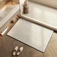 Yiran Furniture Badrum Absorberande Diatomitlera Golvmattor Enkla Badrum Dörröppning Snabbtorkande Halkfria Mattor Hemma Slitstarka och Lättskötta Golvmattor 40 * 60Cm