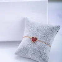 YIRAN Jewelry Europeiska Mode Smycken 925 Sterlingsilver Karneol Kärlek Dam Armband Sött Romantiskt Märke Lyxig Gåva 18cm-18.5cm gray