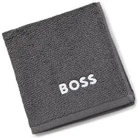 BOSS Cotton face cloth with contrast embroidered logo