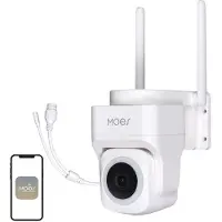 MOES WCM-B66 3 MP utomhus-IP-kamera med Wi-Fi