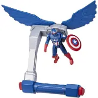 Hasbro Figur Captain America Flygkontroller, Marvel Epic Hero Series Captain America: Moderna tider, från 4 år ren