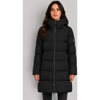 Ecoalf för kvinnor. MCWGAJKMANLI0987W26-319 Manlie-jacka svart (L), Casual, Återvunnen polyester