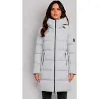 Ecoalf för kvinnor. MCWGAJKMANLI0987W26-604 Jacka Manlie pärlblå (M), Vit, Casual, Återvunnen polyester