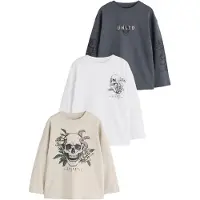 Next T-shirt grå / taupe / svart / vit