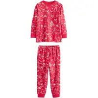 Next Pyjamas 'Familien' röd / vit