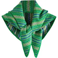 Next Scarf royalblå / ljusgul / gräsgrön / vit