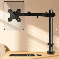 24hShop Justerbart bordstativ för datorskärm / Enkelarms skärmstativ med höjdjustering