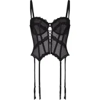 Hunkemoller Korsett 'Kat' svart