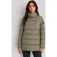 Ecoalf för kvinnor. MCWGAJKMOORE0987W26-534 Beige jacka New Moore (L), Casual, Återvunnen polyester