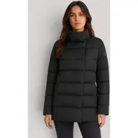 Ecoalf för kvinnor. MCWGAJKMOORE0987W26-319 Svart New Moore-jacka (L), Casual, Återvunnen polyester