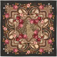 GUESS Scarf beige / brun / rosa / svart
