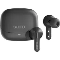 Sudio C8 In-Ear True Wireless Headset med ANC - Svart