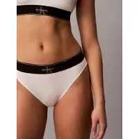 Calvin Klein High Waist Bikini Briefs Icon Microfibre Stretch Graphic