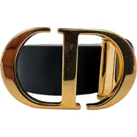 Dior Pre-owned Christian Dior 30 Montaigne i svart kalvskinn
