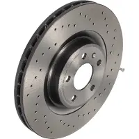 Brembo Bromsskiva 09B0391X fram, perforerad, ventilerad, perforerad, 1 Stycke