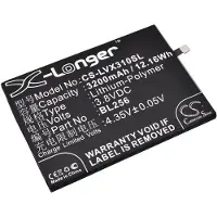 123accu Batteri till SmartPhone, Mobil för Lenovo Vibe X3 Lite, PB1-750N, K51c78 m.fl.