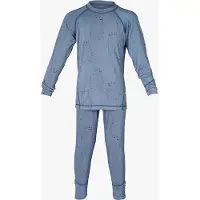 Isbjörn of Sweden Kids' Polarbear Set Baselayer Lagoon