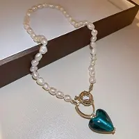 YIRAN Jewelry Charmiga Armband i Fuskguld och Sötvattenspärlor, Eleganta, Koreansk Mode, Smycken, Fest, Damarmband grön