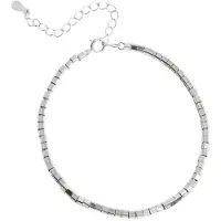 YIRAN Jewelry 925 Sterling Silver Geometriskt Armband För Kvinnor Mode Fint Smycke Bröllopsfest Gåva silver