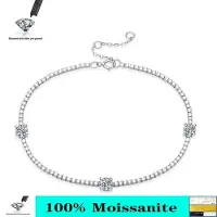 YIRAN Jewelry Moissanit Diamantarmband Platinaförgyllt Sterling Silver Tio Stjärnor Berlocker Armband Löftesgåva För Kvinnor Flickor Fint Smycke Other white