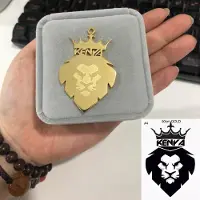 YIRAN Jewelry Dammodeaccessoarer Rostfritt stål Anpassad logotyp Halsband Roliga smycken Rostfritt stål Namnskylt Halsband Collier Femme gray