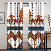 Yiran Furniture Europeisk Saba Telet Etiopisk Eritreansk Tjocka Solskyddsgardiner för Vardagsrum Sovrum Fönsterdekor 2 Paneler 100W130H(CM)40x51in&Grommet Top