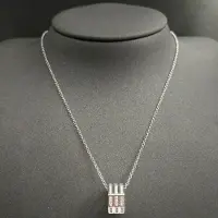 YIRAN Jewelry S925 Sterling Silver Halsband Augusti Nytt Åttakantigt Geometriskt Halsband Dam Bankett Party Smycken Lyxiga Glänsande Smycken gray
