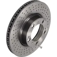 Brembo Bromsskiva 09C88011 fram, ventilerad, höggradigt förkolnad, 1 Stycke