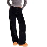 Roxy - Byxor dam - Surf Crush Cord Pant Anthracite för Unisex - Storlek S - Svart